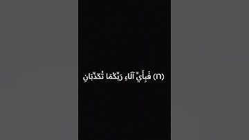 سورة الرحمن ١٤-٢٢ ياسر الدوسري