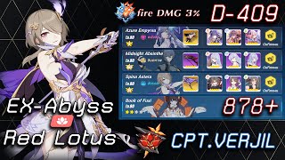 [Honkai Impact 3] EX Abyss Red Lotus - Rita Argent Knight Artemis (878 Pts) D-409