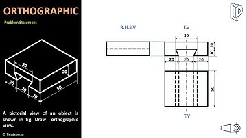 Orthographic Drawing II Engineering Drawing II इंजीनियरिंग ड्राइंग