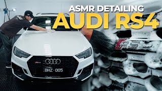 Audi RS4 Detail  ASMR 4K