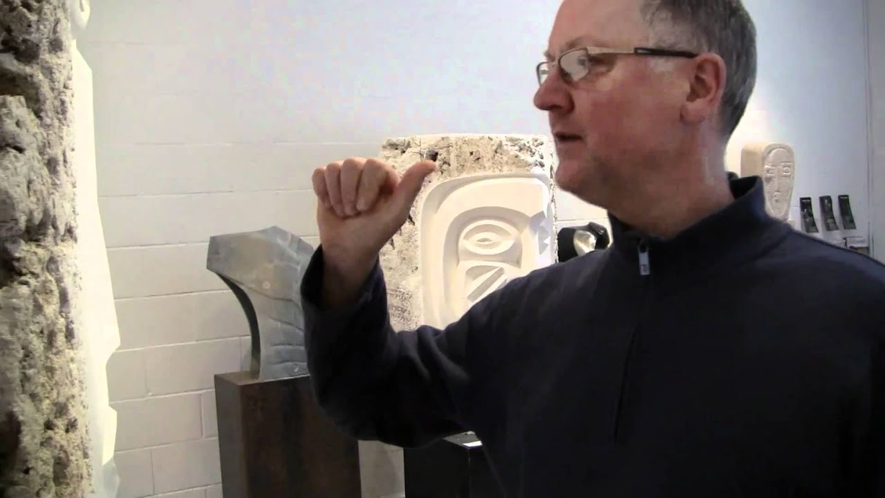 Morley Myers studio tour on Salt Spring Island BC