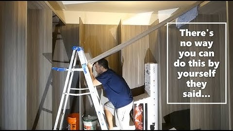 Timelapse of DIY Walk in Master Closet (Part 1)