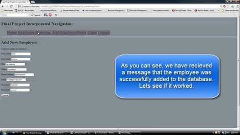 Basic PHP web application demonstration