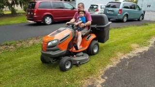 Kaeden on the mower with his grandpop by AkiroLyall 24 views 6 years ago 2 minutes, 18 seconds