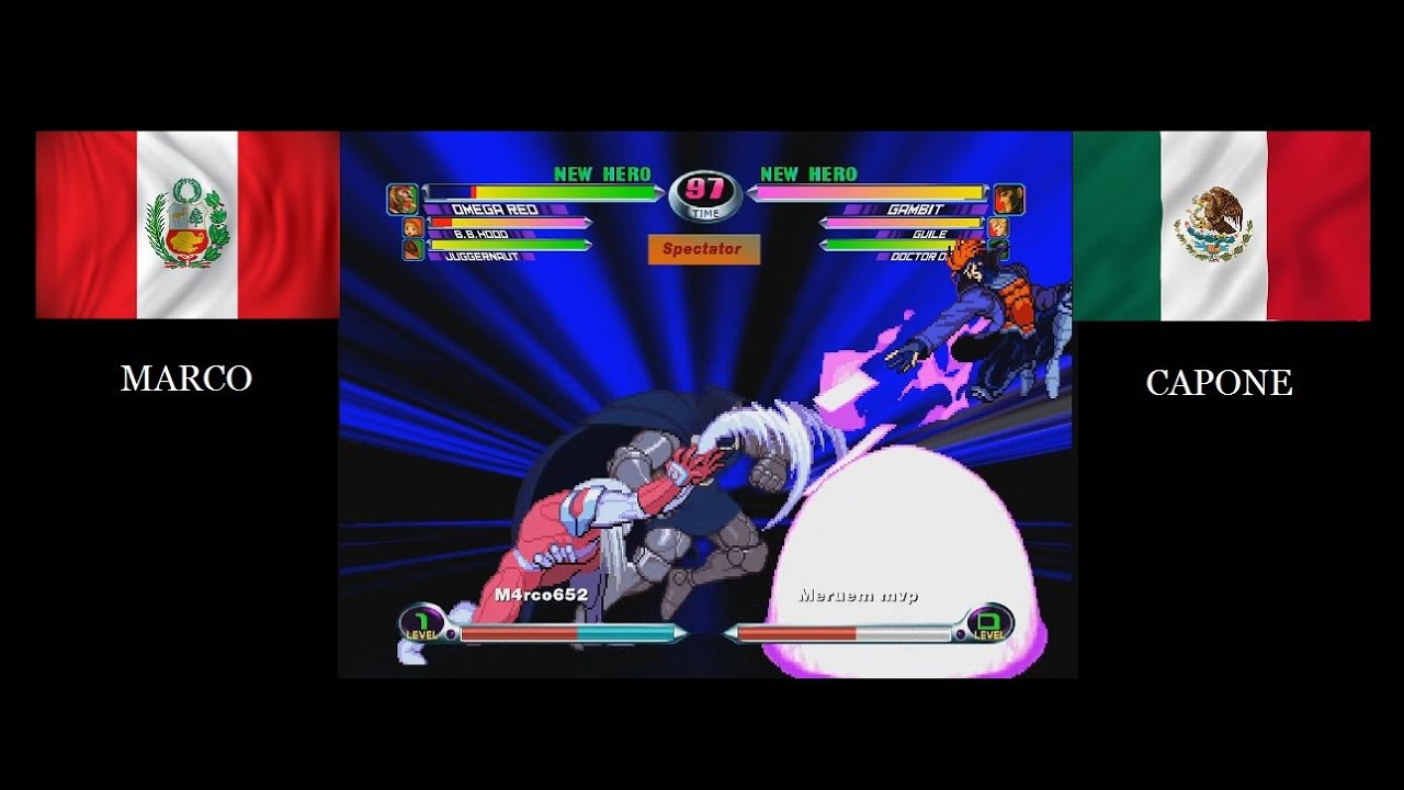 MvC2: M4rco652 (Perú) vs Capone (México) FT10  .:1.5.21:.