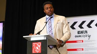 NFL player Brandon Copeland on his 'Life 101' class, reaching out to players