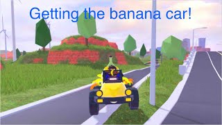 Getting the banana car in jailbreak   | Roblox