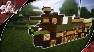 Minecraft: WW2 105 mm Howitzer Motor Carriage M7 Priest | Self-Propelled Artillery Tutorial