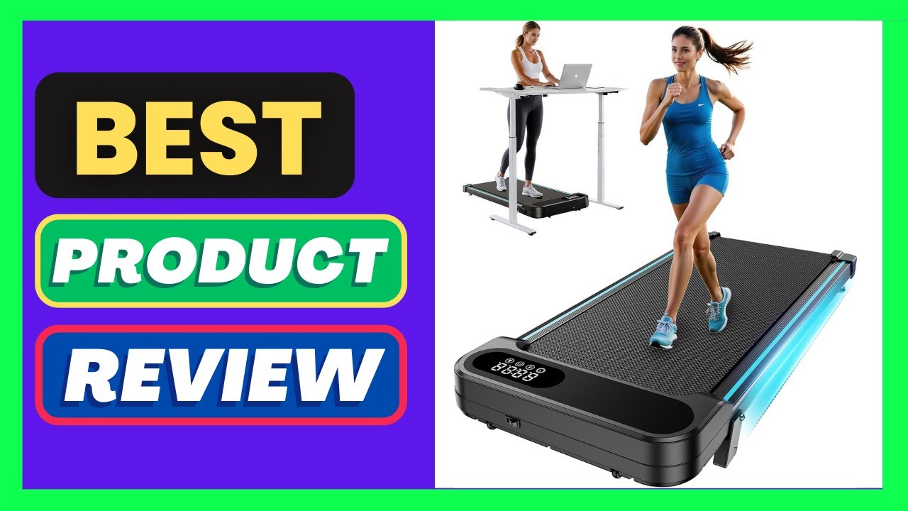 HUANUO Walking Pad Treadmill, Walking Pad with 5° Incline, 330 lbs Weight