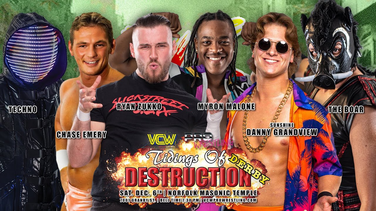 ПОЛНЫЙ МАТЧ: Кабан против Майрона Мэлоуна против Дэнни Грандвью против Райана Зукко против Техно ...