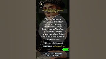 Mastering the Art of Power: Niccolò Machiavelli