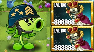 PvZ 2 Funny - Every Plant Vs Super CRAZY Red Queen Imp Zombie Level 100 Super Speed