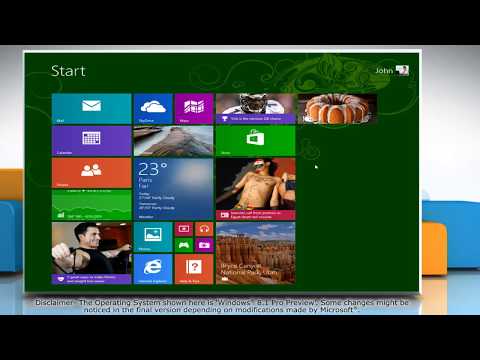 How to set Screensaver in Windows® 8.1