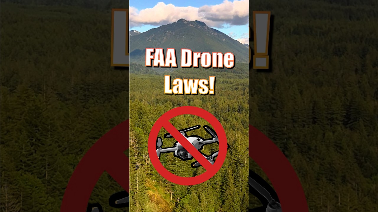 The FAA Drone Laws!  Don't get fined for flying your drone!