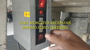 Cara Mengatur Kecepatan: Servo Cheering