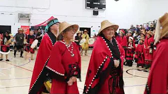 2024 Salmon Festival - Gitmaxmak'ay Nisga'a Dancers Entrance