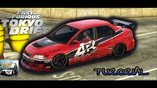 How to make Fast and the Furious Tokyo Drift by sean boswell Mitsubishi lancer evo 9 Tutorial CPM