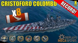 Cristoforo Colombo 8 Kills & 213k Damage | World of Warships Gameplay