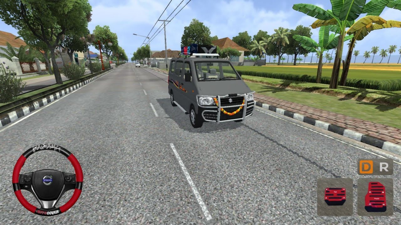 Maruti Suzuki Van Mod Bussid | Indian Traffic Village Route Drive 🥳 | Bus simulator Indonesia 