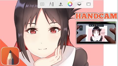 【 SpeedPaint 】Shinomiya Kaguya on Autodesk Sketchbook Android