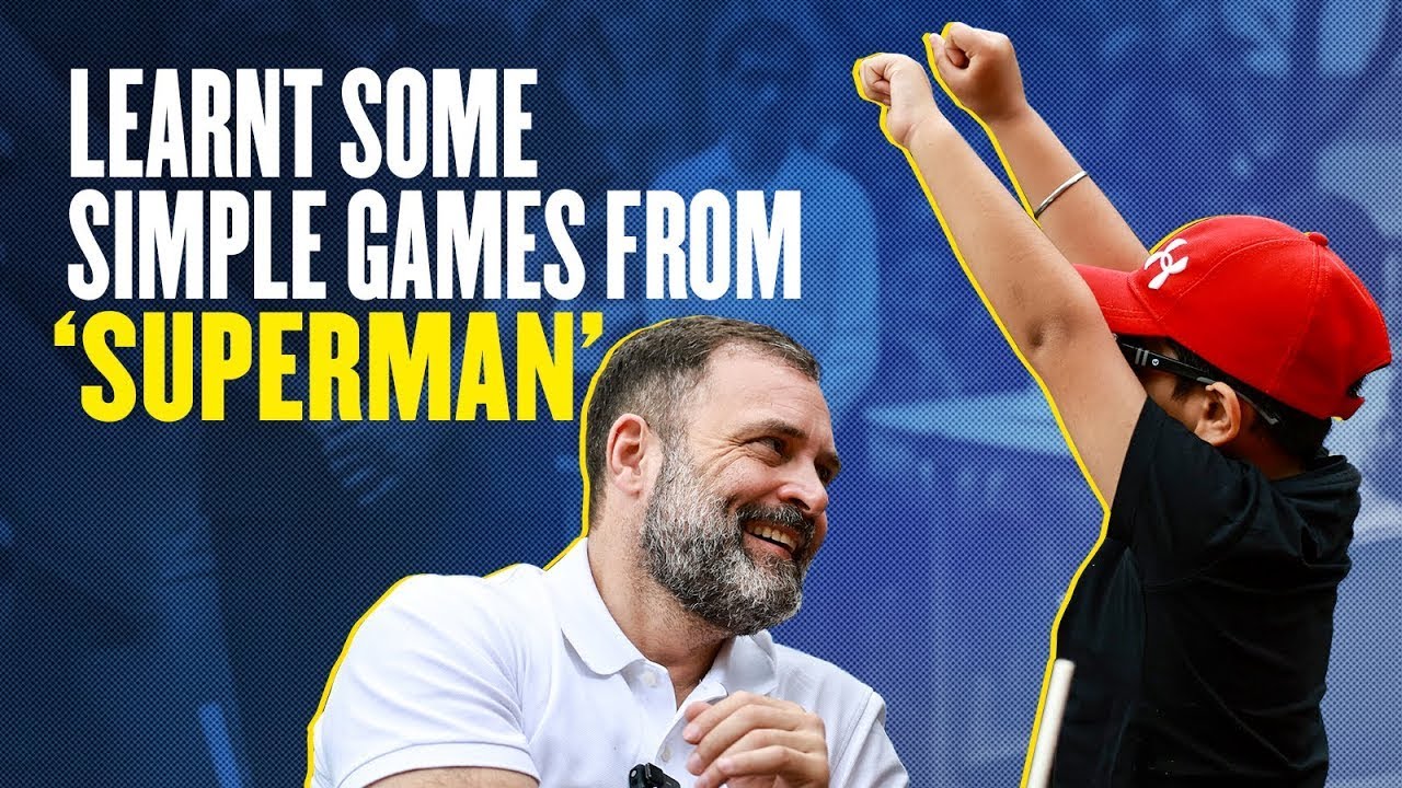 Can you fly  Fun time with Little Superman in Bengaluru | Rahul Gandhi