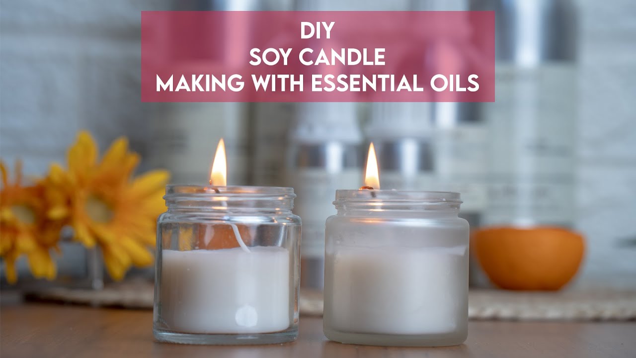 How To Make Soy Candles With Essential Oils - Simple Made Pretty