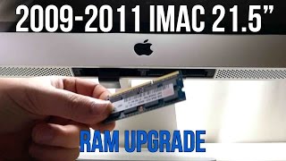 drivende Optimisme Ægte iMac RAM Memory Installation 2009 2010 2011 21 5" Apple Dollars #13 -  YouTube