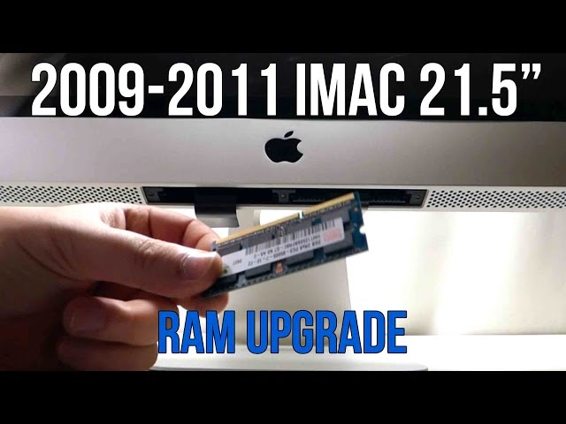 Nominering Enkelhed Forsømme iMac RAM Memory Installation 2009 2010 2011 21 5" Apple Dollars #13 -  YouTube