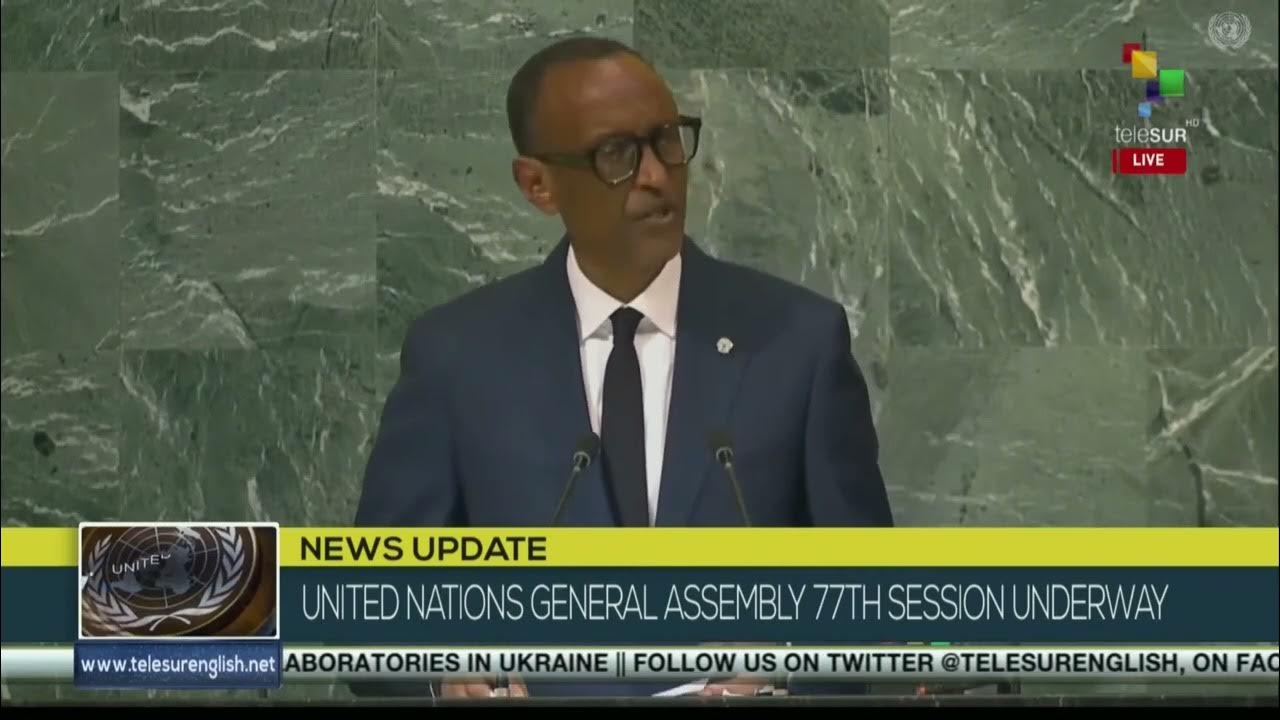 Rwandan President calls for urgent solutions to problems affecting the world YouTube