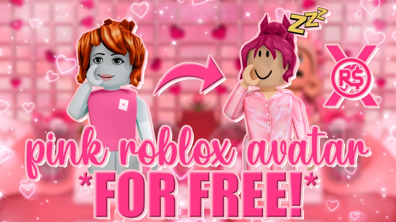 How To Get An Aesthetic Pink Roblox Character For Free No Robux Mxddsie Youtube - aesthetic roblox avatars no robux