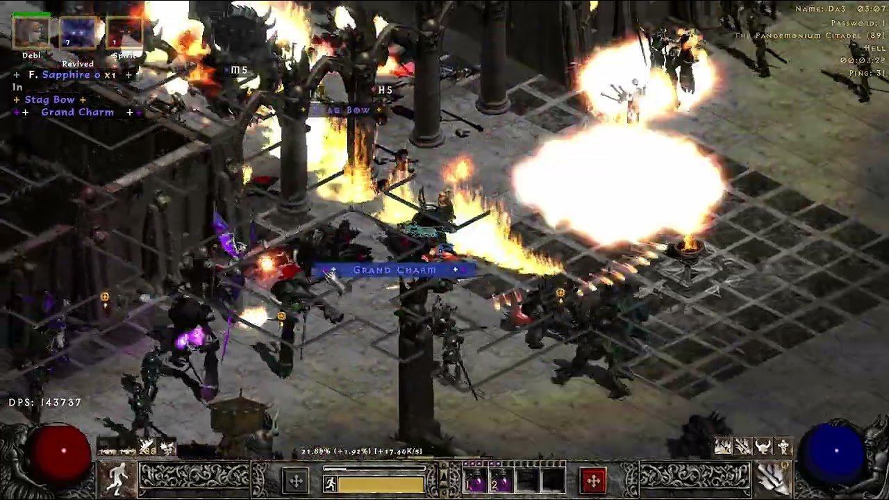 Fire Arrow Amazon Pandemonium Citadel full clear-PD2 S10