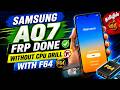 Samsung A07 SM A075F FRP Bypass Unlock Done By F64 UFS ISP Pinout | No Need / Without CPU drill
