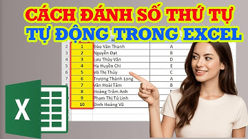 Cách đánh số thứ tự tự động trong Excel siêu đơn giản