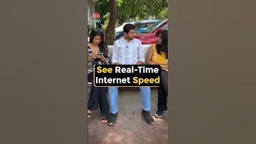 How to see Real Time Internet Speed #shorts #internet #data #howto #android #tech