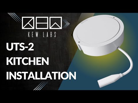 Kew Labs - UTS-2 Invisible Fast Wireless Charger - Kitchen/Surfaces Installation video