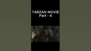 Tarzan Movie (1999) Part-4 #shorts #tarzan #cartoon #viral #shortvideo #kids