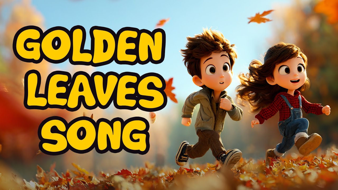 Autumn Golden Leaves Song | Kids Learn About Fall Colors, Forest Animals & Nature | Fall Music