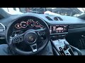 Porsche Cayenne GTS cold start in the snow ❄️