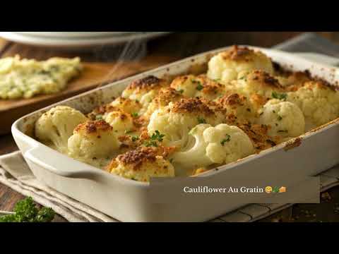 Creamy Cauliflower Au Gratin | Ultimate Comfort Food