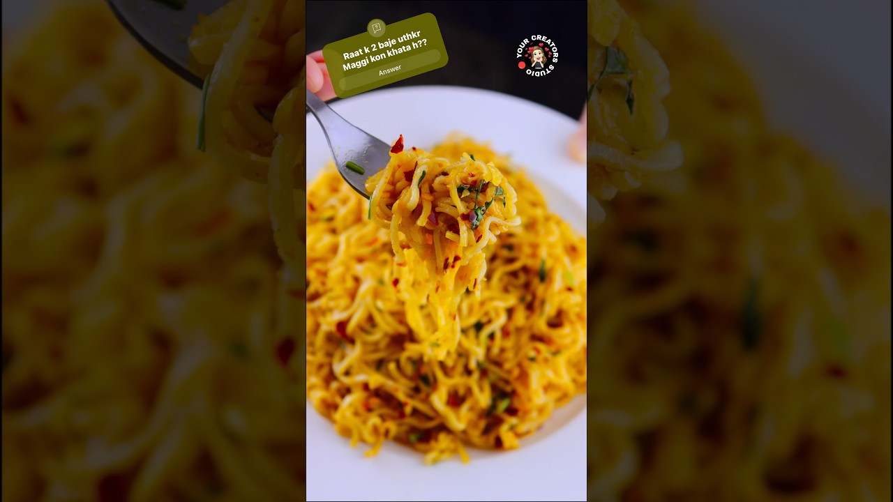 Aglio olio Maggi aaj try kr li !!🫣🫣🫣🫣🫣🫣