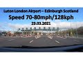 Luton London Airport to Edinburgh Scotland Road Trip