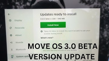 MOVE OS 3.0 BETA VERSION UPDATE...