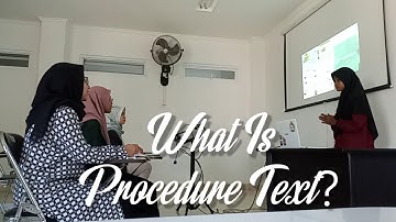 Microteaching - Procedure Text UAS