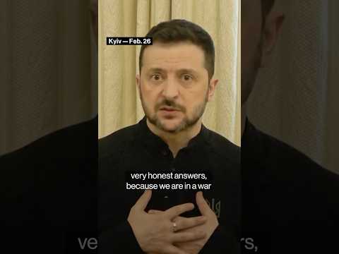 Zelenskiy Says He