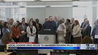Local leaders urge Michigan House to abandon housing bills