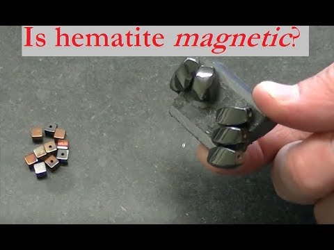 Video: Ar hematitas turėtų būti magnetinis?