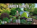 Garden q and a  open garden announcement  time has changed gardening grubs gardening mistakes