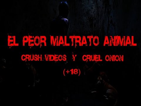 Crush vídeos y Cruel Onion| El peor maltrato animal (+18)