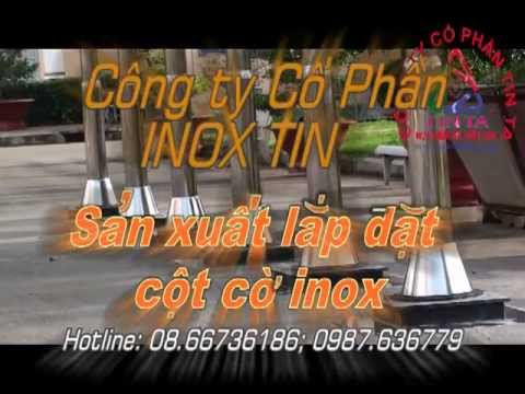Mẫu cột cờ trường học, xem tại, www.inoxtinta.com, mẫu cột cờ trường học, inox tinta - youtube