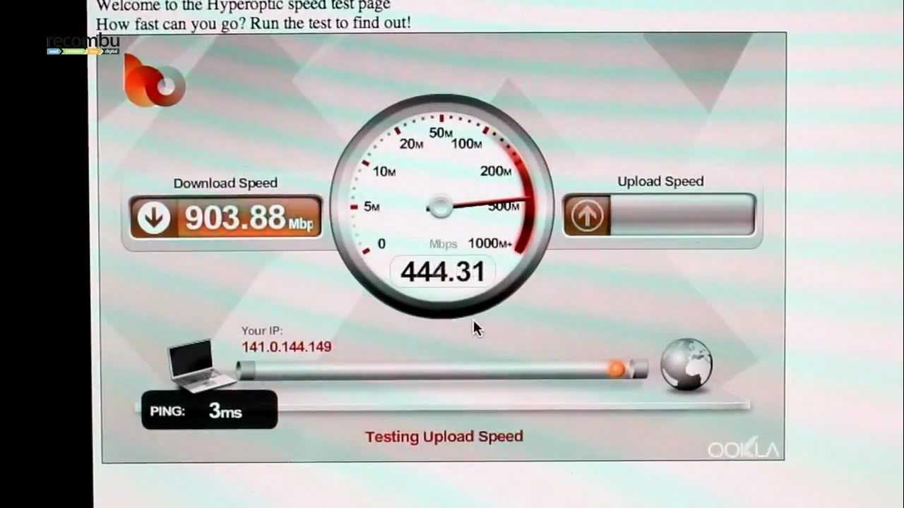 Hyperoptic Speed Test We go hands on with 1Gbps broadband YouTube